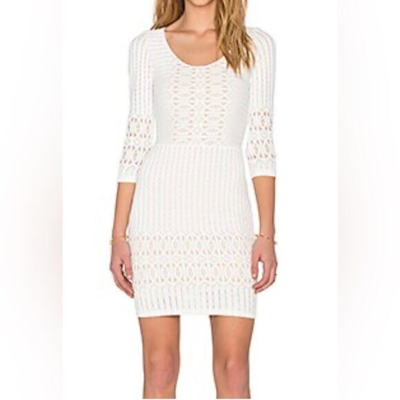 Nightcap Dresses & Skirts - Revolve Nightcap Cream Ecru Spiral Lace Scoop Dress size 2 (423)